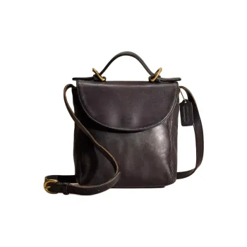 COACH Soho Gloves Made Of Tanned Leather Shoulder Bag Crossbody Bag Handbag Small Size Women's Black