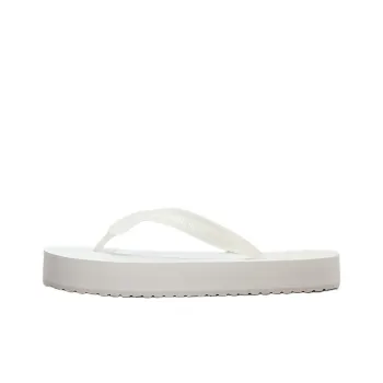 CKJ CALVIN KLEIN JEANS Slip Resistant Flip Flops Women's White