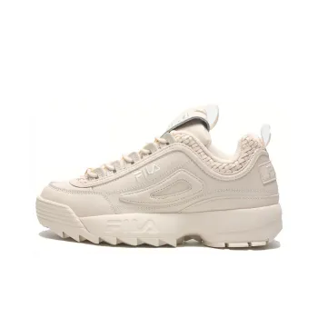 FILA Disruptor 2 Durable Breathable Low-Top Chunky Sneakers Women's Beige