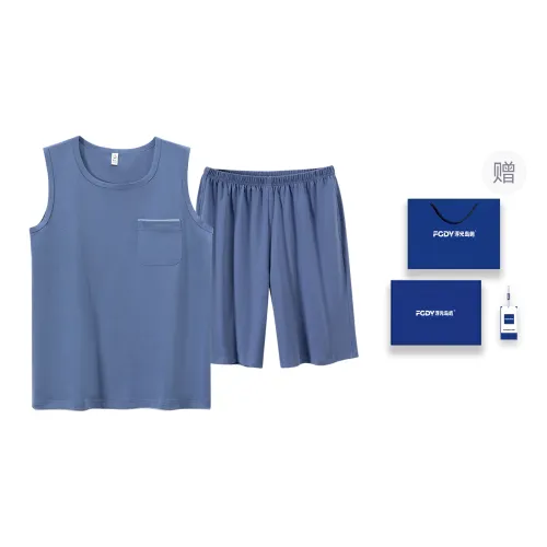 Floating Light Islands Pajama Set Men's Box Cerulean