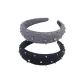Baby's Breath Headband-Gray+Black