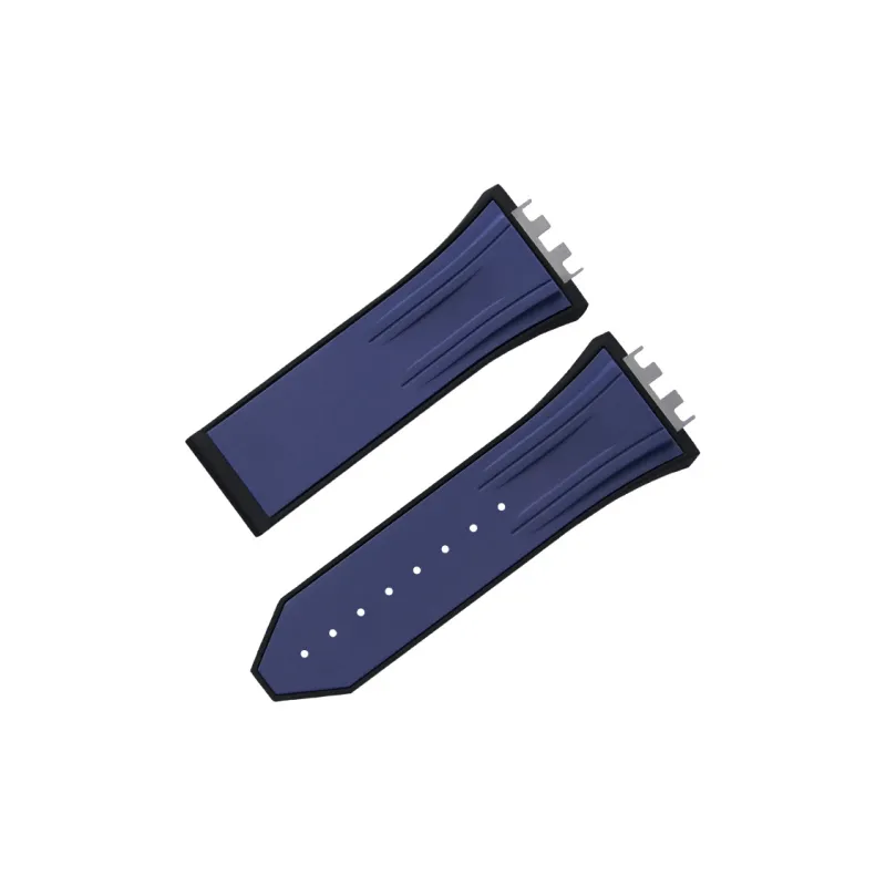 VAGENARI Rubber Watch Band Compatibility-Olio 614 Soul Collection MECA-10 One-Button Quick Release 45mm Unisex-3