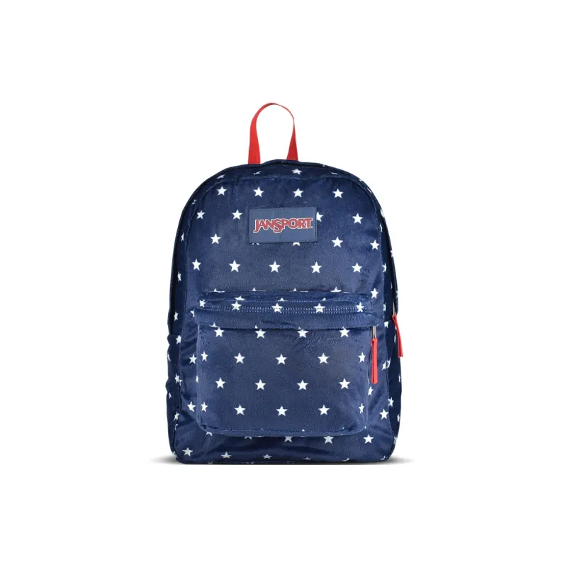 JanSport Fabric Backpack Regular Unisex Blue Background Stars-0