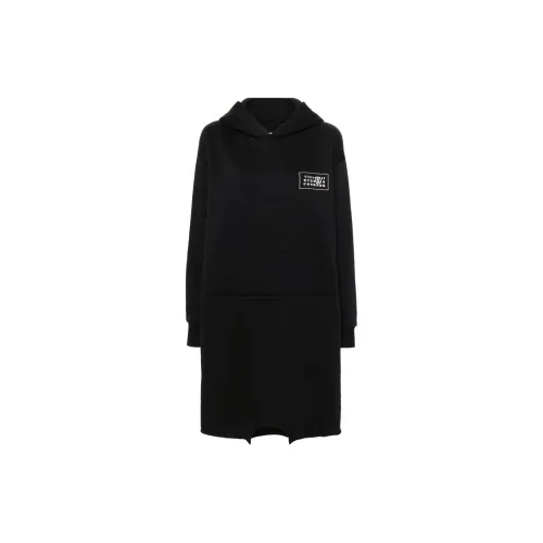 MM6 Maison Margiela Long-Sleeved Dresses Women's Black