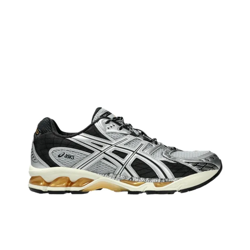 Asics GEL Nimbus 10.1 Low Top Casual Running Shoes Unisex Silver Black Brown-4