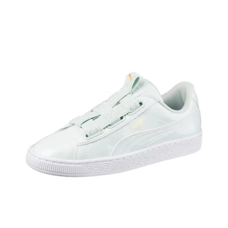 PUMA Basket Maze Green/White Women's-0