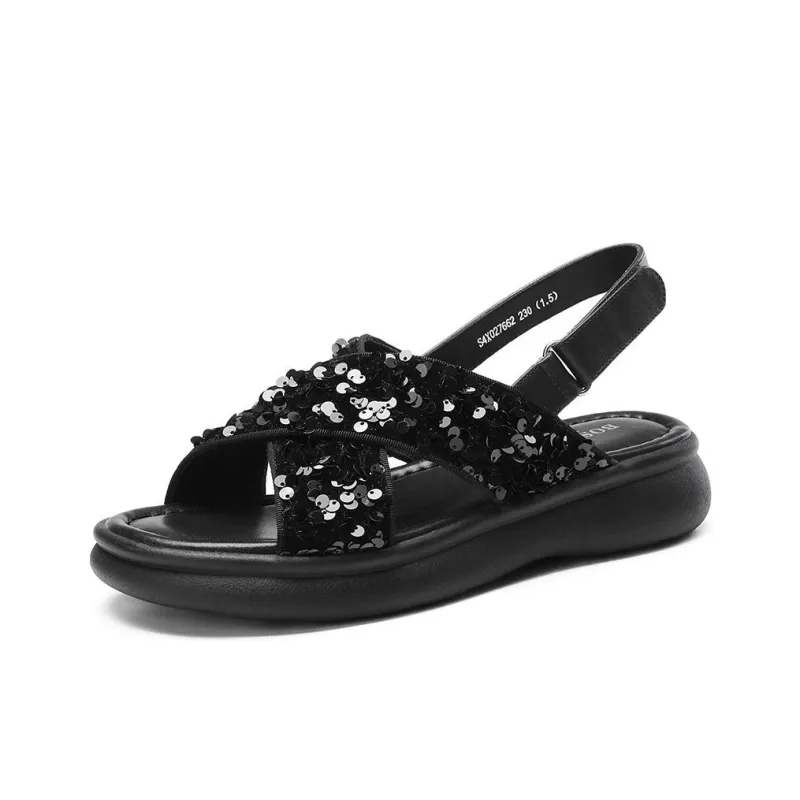 BOSSSUNWEN One Strap Sandals Women's-5