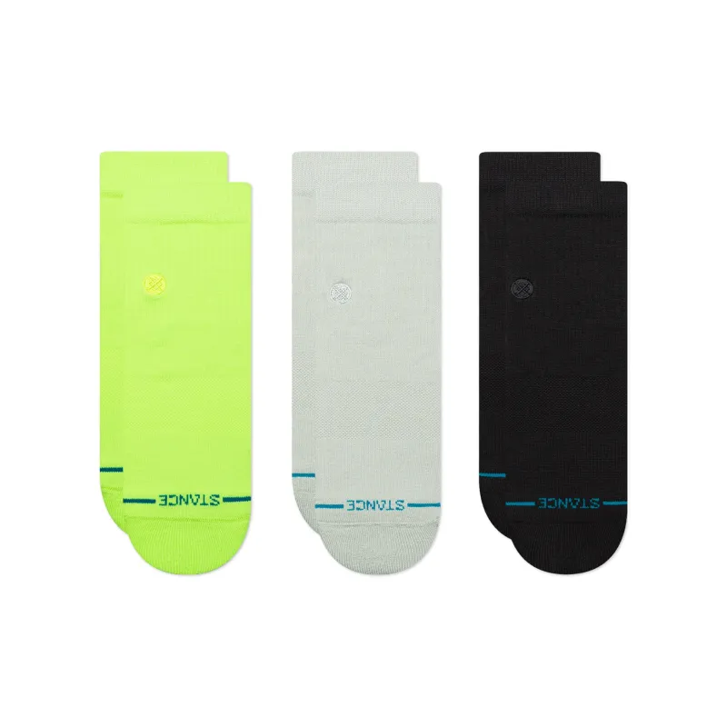 Stance Ankle Socks Unisex 3 Pack Mixed Color-0
