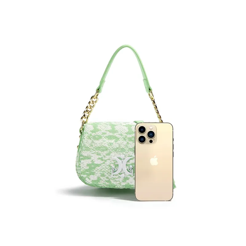 MACK JODAER Synthetic Leather Shoulder Bag Regular Women's Green-7