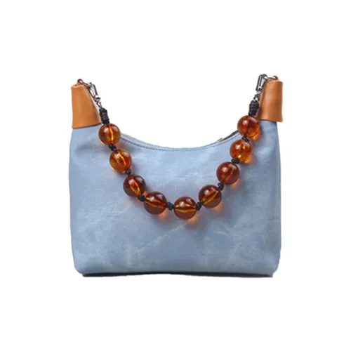 TTaG．baG Canvas Canvas Bag Shoulder Bags Regular Women's Denim Blue