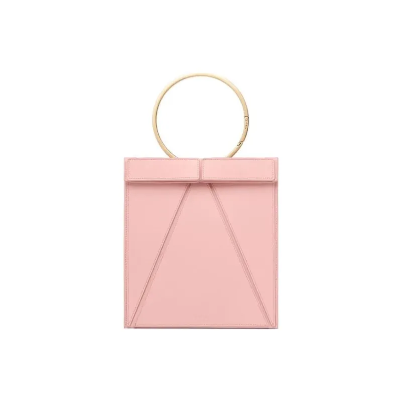 YEE SI Cow Leather Handbag Women's Pink-2