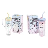 Large Size Dog Cup (Blue)+Large Size Dog Cup (Pink)