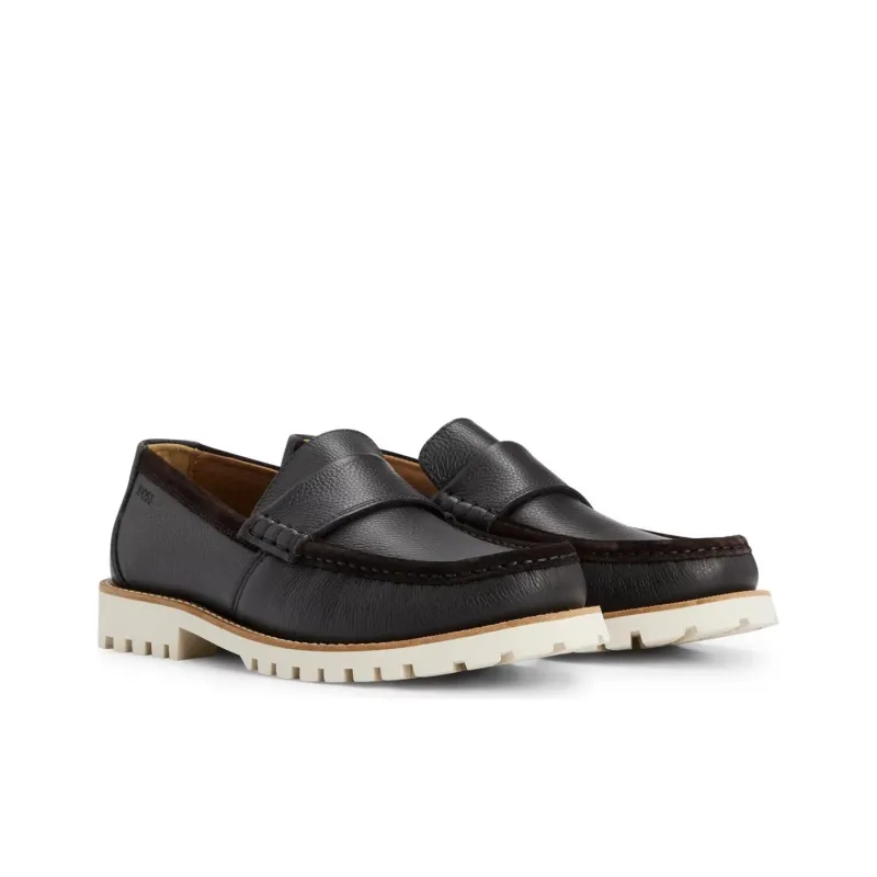 HUGO BOSS Loafers Men's Dark Brown-2