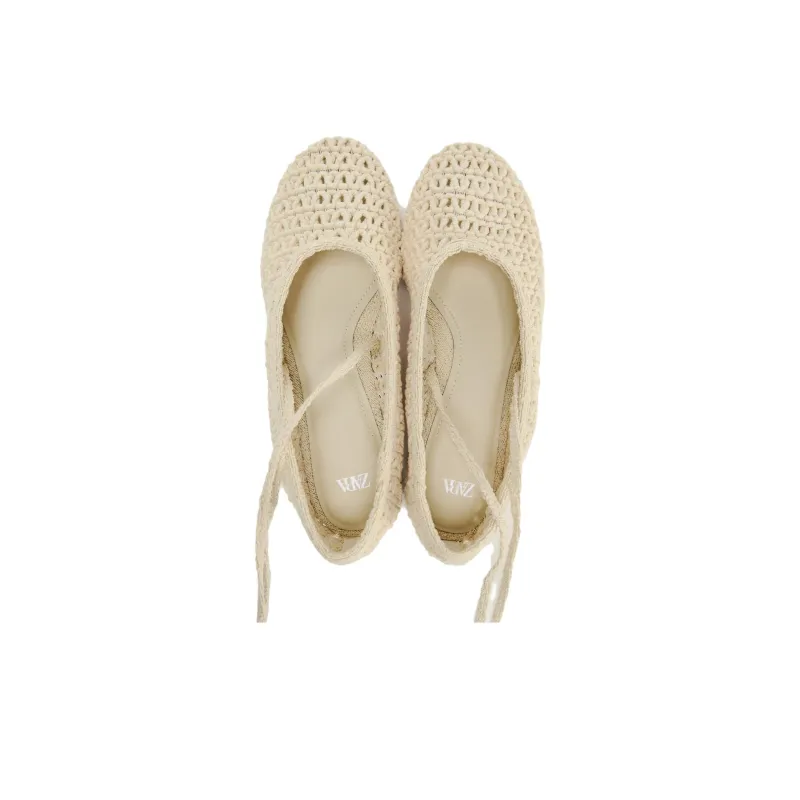 ZARA Casual Single Shoes Women's Yellow-2