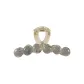 Blended Gray Trumpets Claw Clip