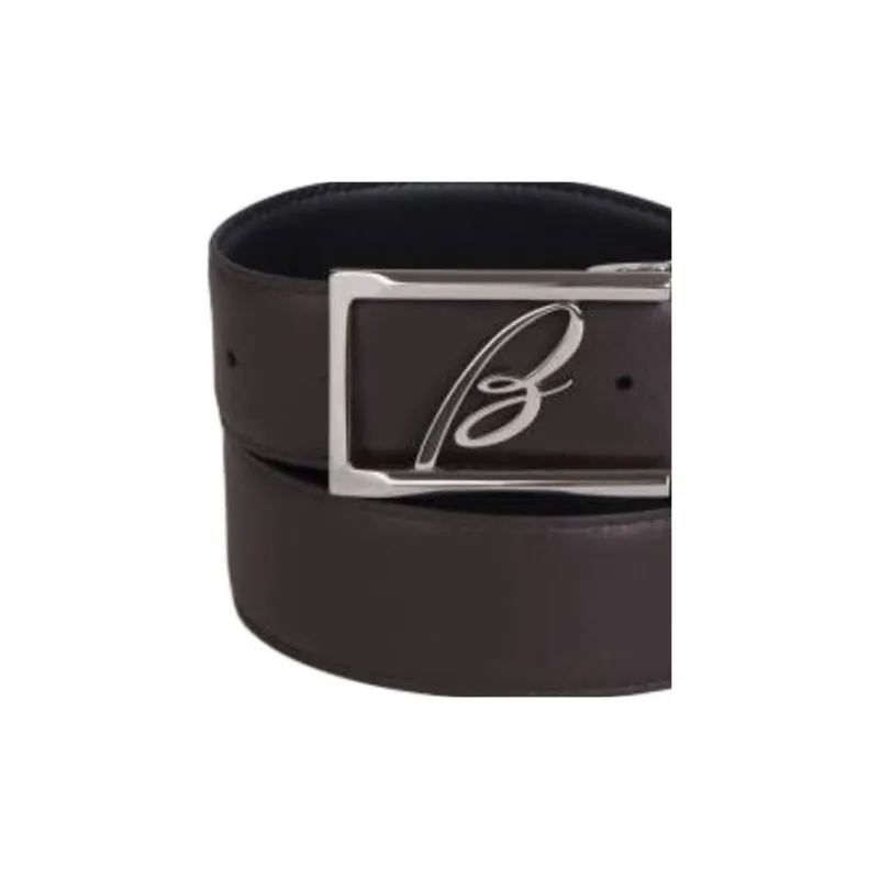 Brioni Logo buckle Reversible Belt-2