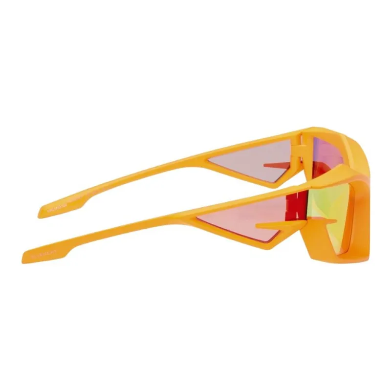 GIVENCHY Plastic Irregular Shape Sunglasses Unisex Yellow-2