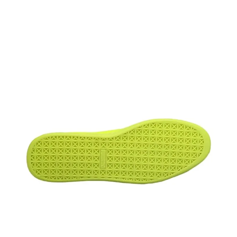 PUMA Basket Classic Patent Emboss Safety Yellow-3