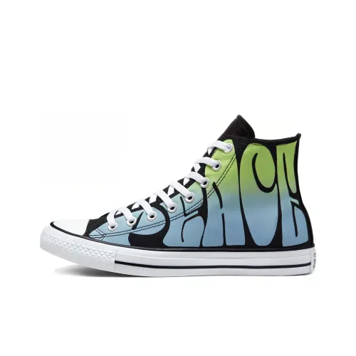 Converse Chuck Taylor All Star Canvas Shoes Unisex High-Top Black/Green/White