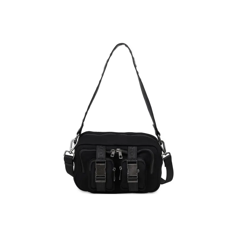 NUNOO Neoprene With Polyurethane Portable Crossbody Bag Shoulder Bag Women's Black-0