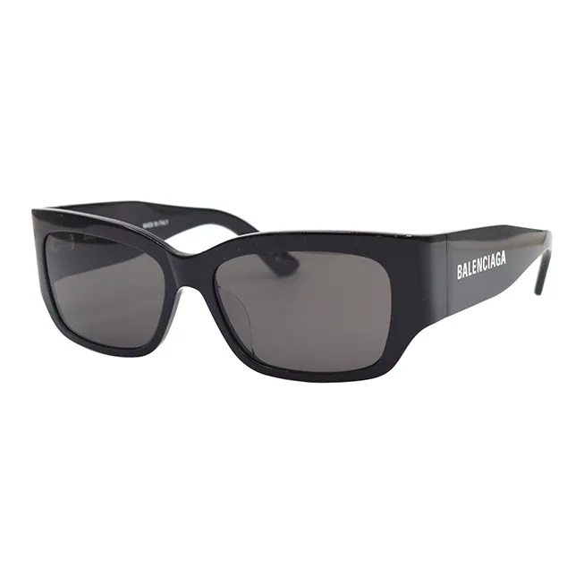 Balenciaga Plate Frame Rectangular Sunglasses Unisex-0