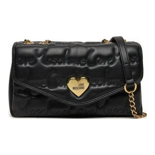 LOVE MOSCHINO Faux Leather Crossbody Bag Shoulder Bag Women's Black