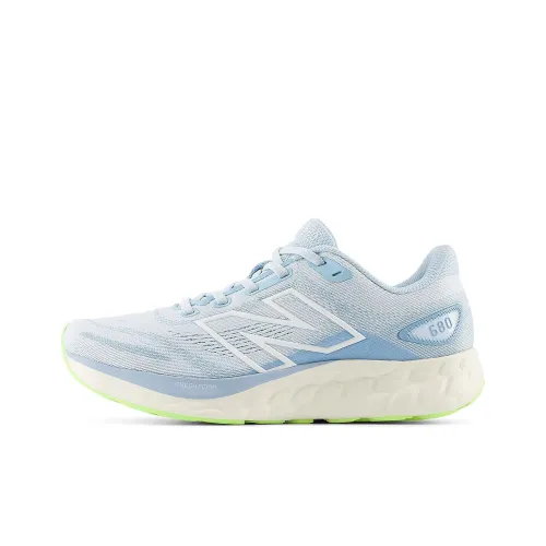 New Balance NB 680 V8 Running Shoes Women's Mid-Top Blue/Beige