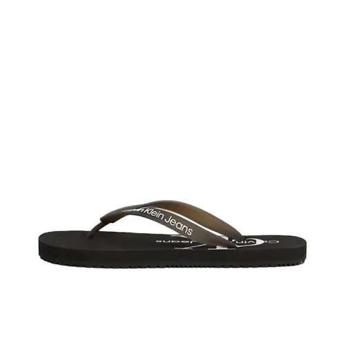 CKJ CALVIN KLEIN JEANS Flip Flops Women's Black