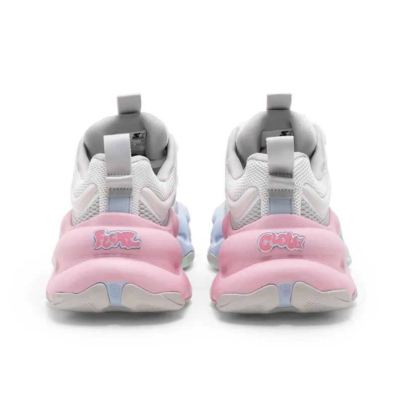 STARTER Chunky Sneakers Women's Low Top White/Pink/Blue-3