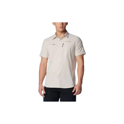 Columbia Summit Valley Shirts Men Off White