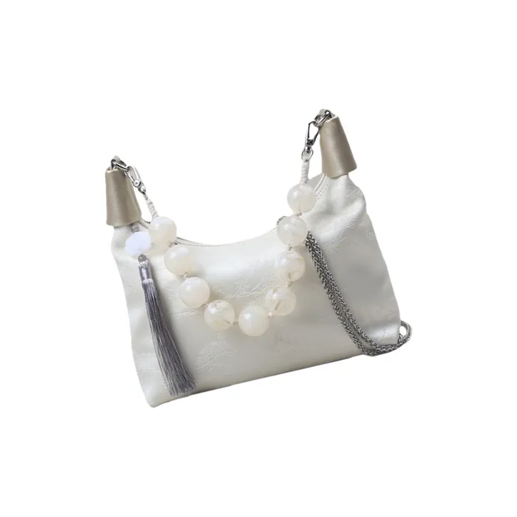 H YXIANG Canvas Canvas Bag Handbag Shoulder Bag Regular Women's Pink/Beige/Black/Silver-5