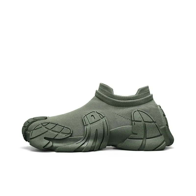 Abango Platform Breathable Wear Resistant Slip Resistant Breathable Fashion Casual Shoes Men's-4