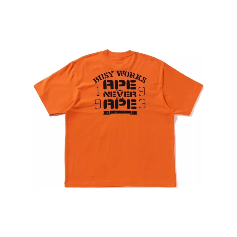 Bape Og Ape Head College Relaxed Fit Tee-3