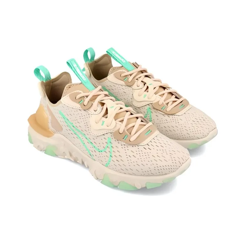Nike React Vision Pearl White Green Glow Women's-2