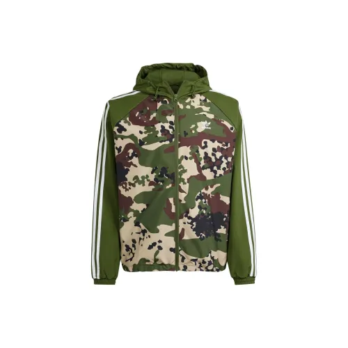 Adidas Originals Jackets Men Wild Pine Wood Color