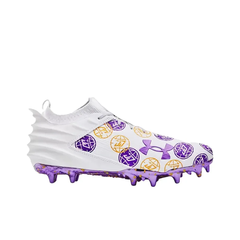 Under Armour Blur Smoke 2.0 Mc Football Cleats 'White Purple'-1