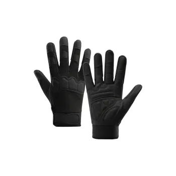 HNJ Riding Equipment Cycling Glove Men's Microfiber Leather