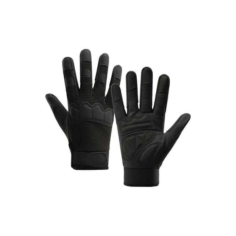HNJ Riding Equipment Cycling Glove Men's Microfiber Leather-0