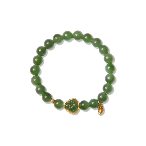 The Call Of The Heart Hetian Jade Bracelets Unisex Jasper