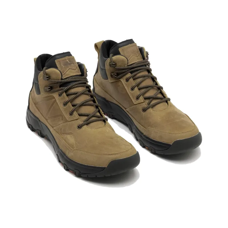 DECATHLON NH500 Cushioning Anti Slip And Wear Resistant Support Mid Top Hiking Shoes Men's Brown-3