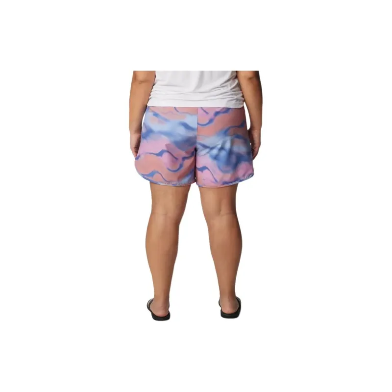 Columbia Women's Bogata Bay™ Stretch Printed Shorts Casual Shorts Women's Purple-1