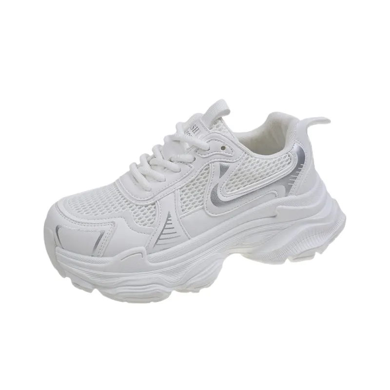 Luji Cushioning Abrasion Resistant Breathable Lightweight Low Top Chunky Sneakers Women's-7