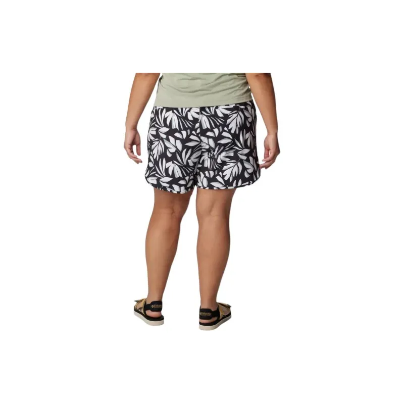 Columbia Women's Bogata Bay™ Stretch Printed Shorts Casual Shorts Women's Black-1