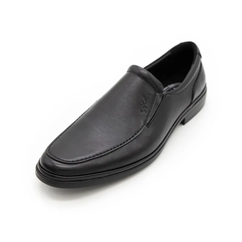 Satchi Premium Casual Business Formal Leather Shoes Men's Black-1