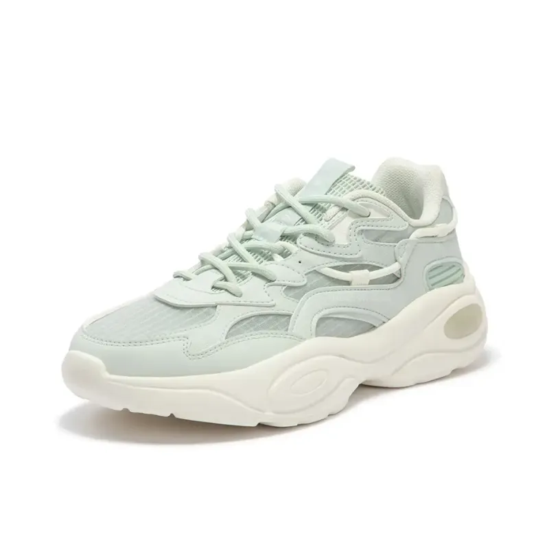 361° Surge 2 Breathable Low Top Chunky Sneakers Women's Green White-1