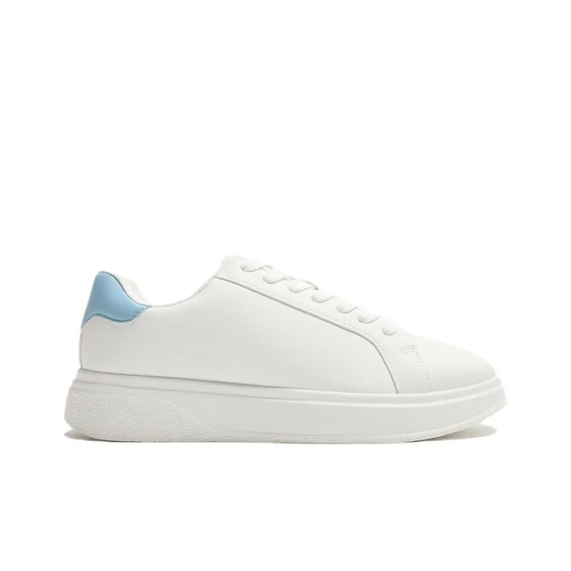 ZARA Wear resistant And Lightweight Low Top Skateboard Shoes Men's White Blue-1