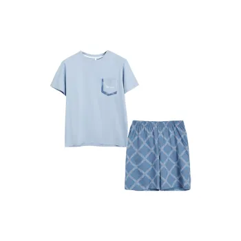 Red Beans At Home Pajama Set Men's