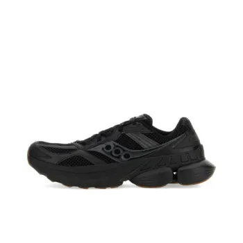 Saucony Slip Resistant Low Top Casual Shoes Unisex Black