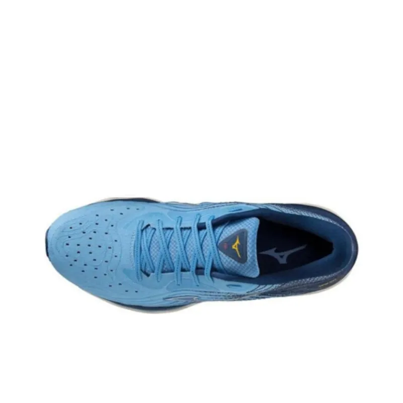 Mizuno Wave Sky 6 2E Wide 'Light Blue Navy'-2