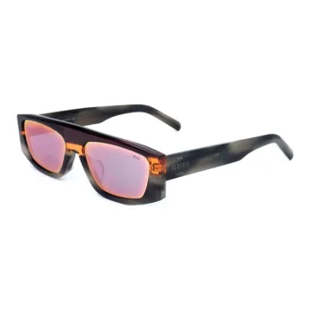 BERLUTI Acetate Irregular Shape Sunglasses Men's Black